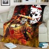 Celebrate Jason Voorhees with Best Seller Fleece Blanket Gift For Fan, Premium Comfy Sofa Throw Blanket Gift