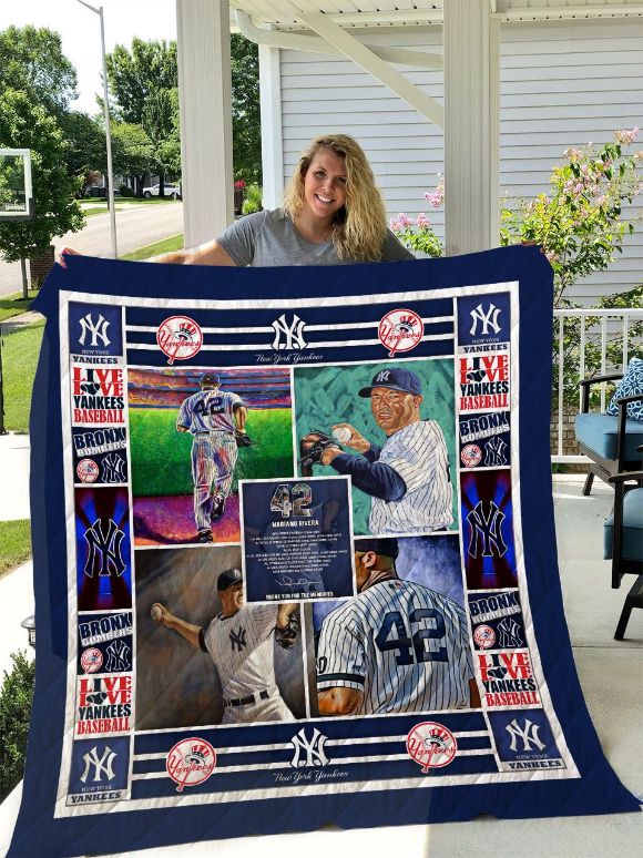 Celebrate Mariano Rivera's 42 Years with the New York Yankees Quilt Blanket