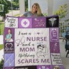 Celebrate Mother's Day with this I Am A Nurse And A Mom Quilt Bedding Set