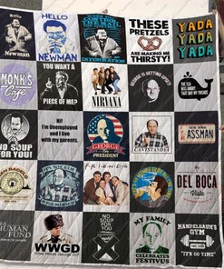 Celebrate Seinfeld With DD Seinfeld Combined Quilt Blanket