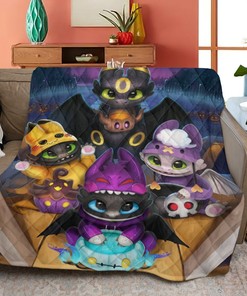 Celebrate The Festive Season With Your Favourite Dragon Halloween Your Dragon Quilt Blanket