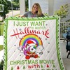Celebrate The Holidays With The Unicorn Hallmark Christmas Movies With My Unicorn Quilt Blanket