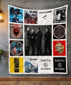 Celebrate The Music Of Shinedown With Album Covers Quilt Blanket