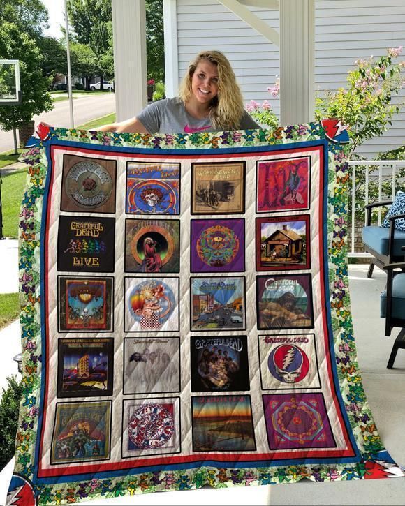 Celebrate Your Love For Grateful Dead With This Combined Quilt Blanket