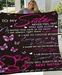 Celebrate Your Uniqueness Together â€“ Fleece Blanket for Sisters