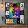 Celebrate the 4th Anniversary with Coldplay Love Quilt Blanket