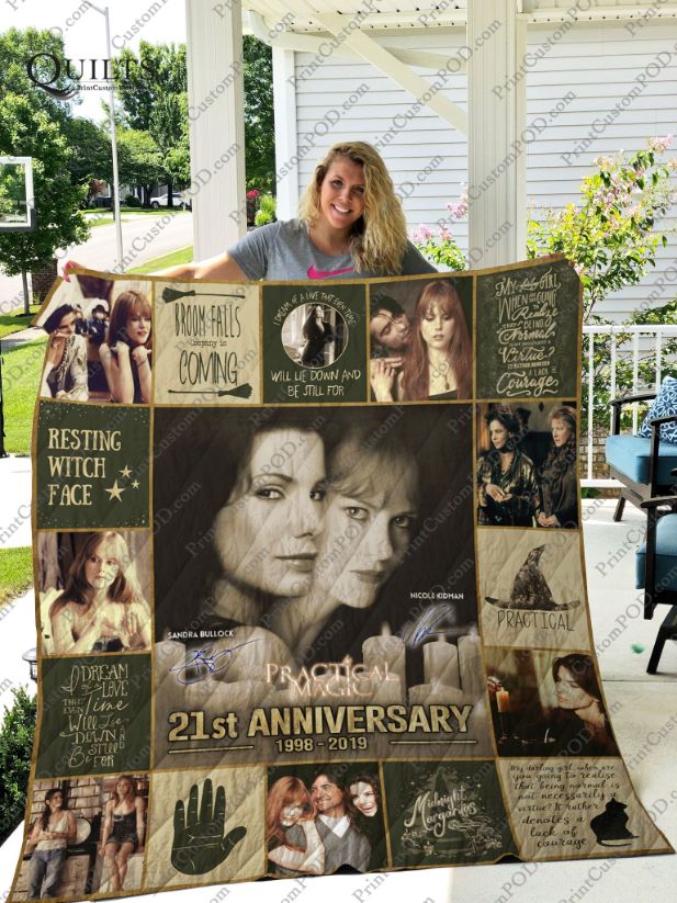 Celebrate the Magic of Practical Magic with Vintage Quilt Blanket