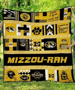 Celebrate the Mizzou Tigers with this 1912 Combined Quilt Bedding Set