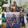 Celebrate the band with this Robbie Williams Albums Quilt Bedding Set for Fans Ver 17