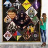 Celebrate your fandom with this Queen Quilt Bedding Set for Fans
