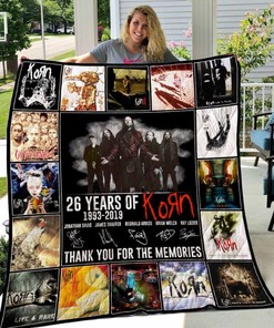Celebrating 26 Years of Korn Band Quilt Bedding Set 1993-2019