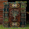 Celtic Pattern Tree Of Life Quilt Blanket for Fans of Celtic Symbolism