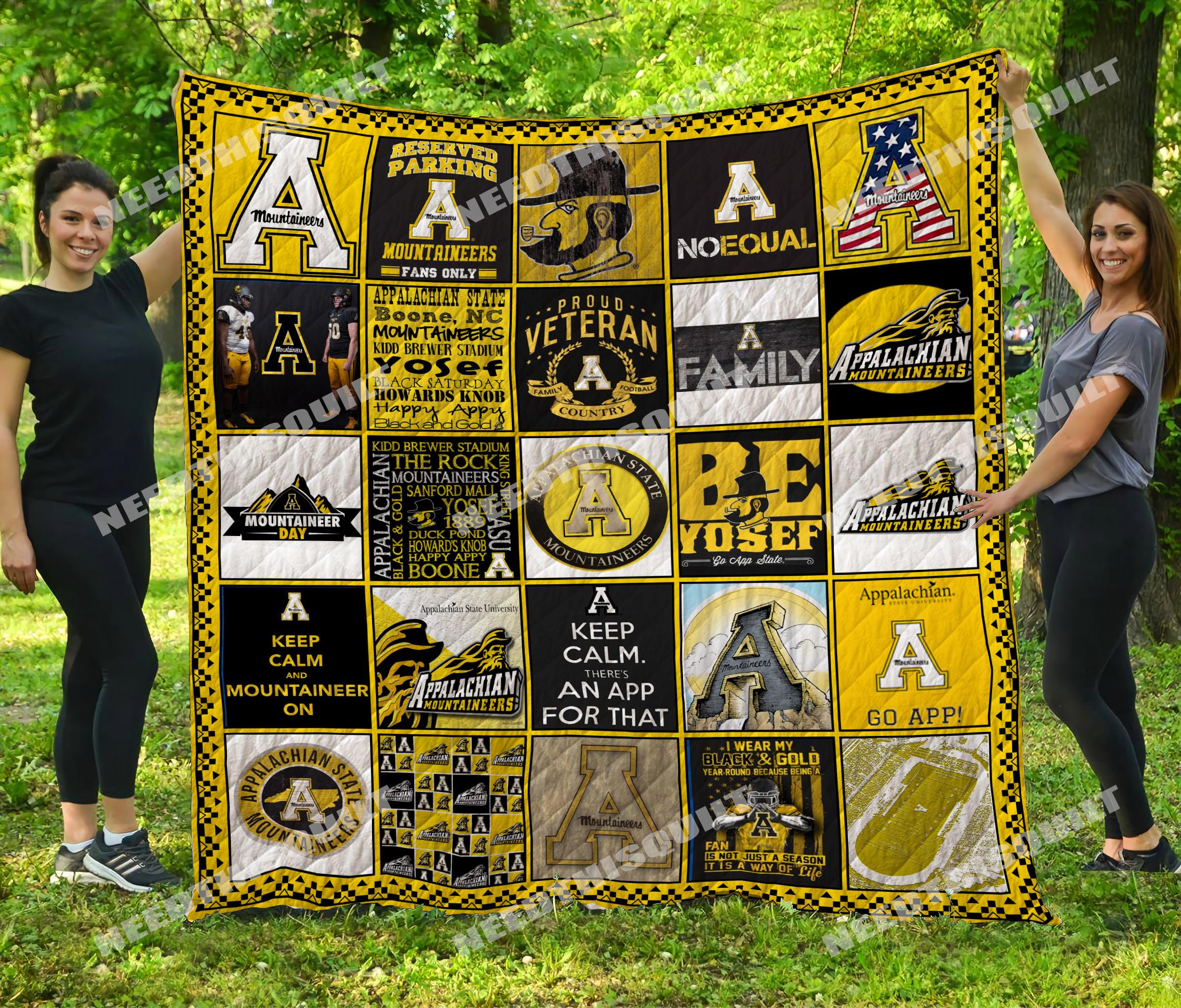 Champion Your Team With Appalachian State Mountaineers Quilt Bedding Set
