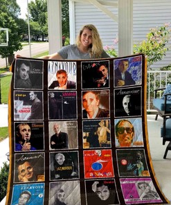 Charles Aznavour Collection Quilt Blanket with Unique Design and Comfortable Material