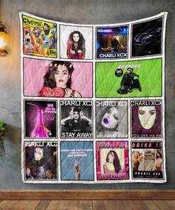Charli Xcx Album Quilt Bedding Set for Fans of the Musician