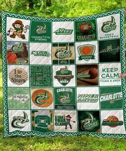 Charlotte 49ers Sports Team Quilt Bedding Set