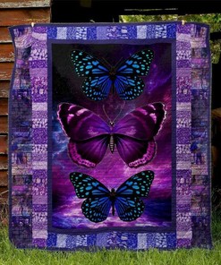 Charming Butterfly Lo Quilt Blanket Baby or Kids Bed Set DUP