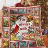 Charming Cardinal Butterfly Lo Quilt Blanket Baby or Kids Bed Set