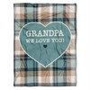 Checkerboard Pattern Quilt Bedding Set for Grandpa - A Warm Birthday Present for Him
