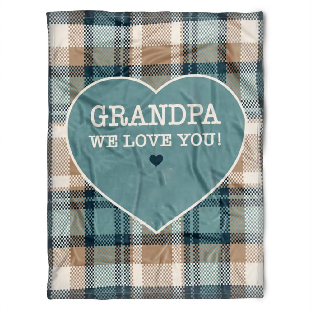 Checkerboard Pattern Quilt Bedding Set for Grandpa - A Warm Birthday Present for Him