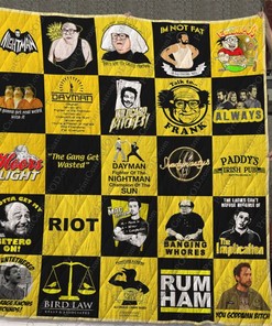 Cheer Up Your Day With It's Always Sunny In Philadelphia Quotes Quilt Blanket
