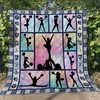 Cheerleading Motivation Quilt Blanket Th2806 for Cheerleaders