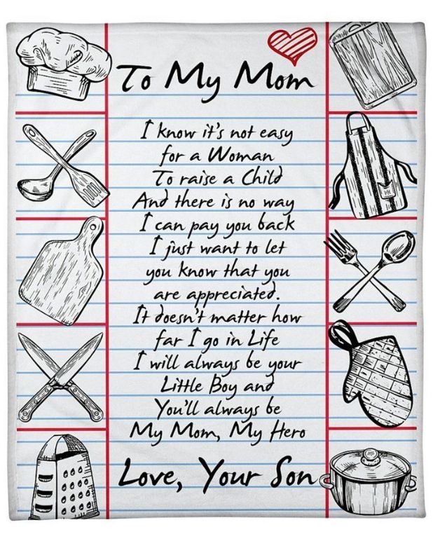 Chef's Cute Bed Set - Best Gifts for Moms From Sons