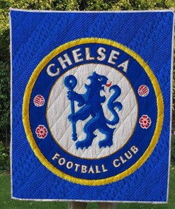 Chelsea Logo Quilt Bedding Set for Soccer Fans