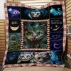 Cheshire Cat Smiling Quilt Blanket - A Must-Have for Alice in Wonderland Fans
