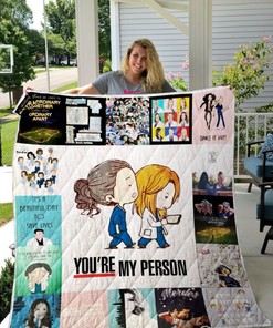 Chibi Art Grey's Anatomy Collection Quilt Blanket for Medical Drama Lovers