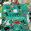 Chibi Horror Movies Happy Halloween Quilt Blanket with a Cute Twist