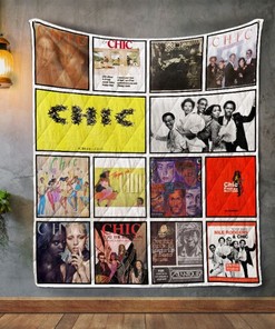 Chic Band's Classic Hits Quilt Bedding Set