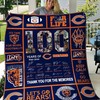 Chicago Bears B190617 Quilt Blanket for NFL Fans