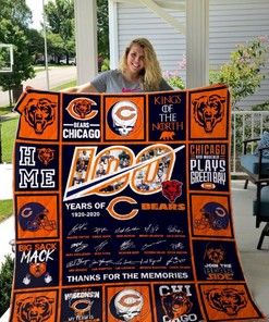 Chicago Bears Plus Size Quilt Bedding Set - Cheer on the Chicago Bears in style