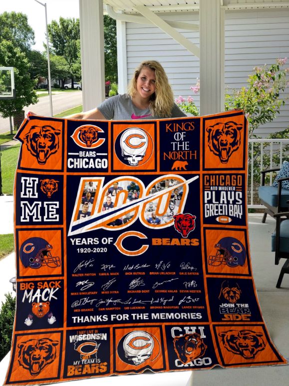Chicago Bears Plus Size Quilt Bedding Set - Cheer on the Chicago Bears in style