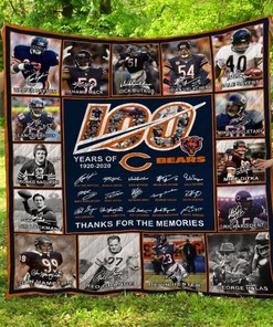 Chicago Bears Quilt Bedding Set DUP for Football Fans