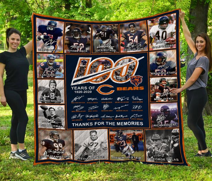 Chicago Bears Quilt Bedding Set DUP for Football Fans
