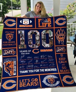 Chicago Bears Quilt Bedding Set DUP1 for Football Fans