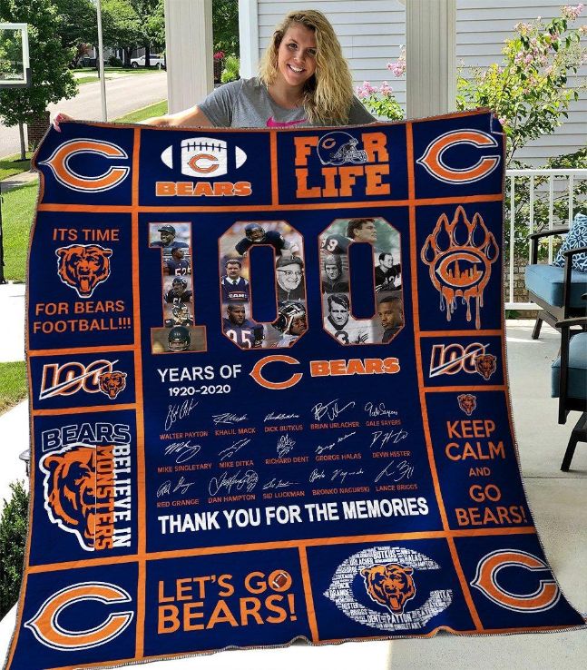 Chicago Bears Quilt Bedding Set DUP1 for Football Fans