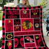 Chicago Blackhawks NHL Collection Quilt Blanket, Perfect for Hockey Fans