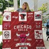 Chicago Bulls Collection Quilt Bedding Set for a Team Fan