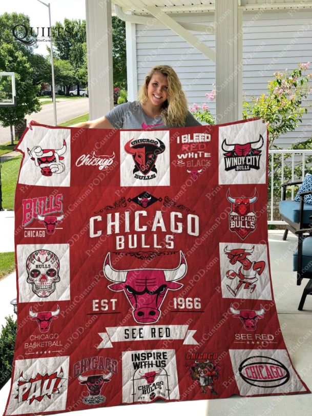 Chicago Bulls Collection Quilt Bedding Set for a Team Fan