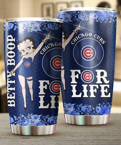 Chicago Cubs Betty Boop MLB Tumbler with a Quirky Touch