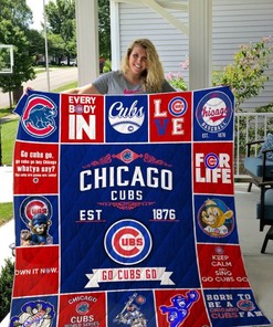 Chicago Cubs Collection Quilt Blanket - Perfect for MLB Fans