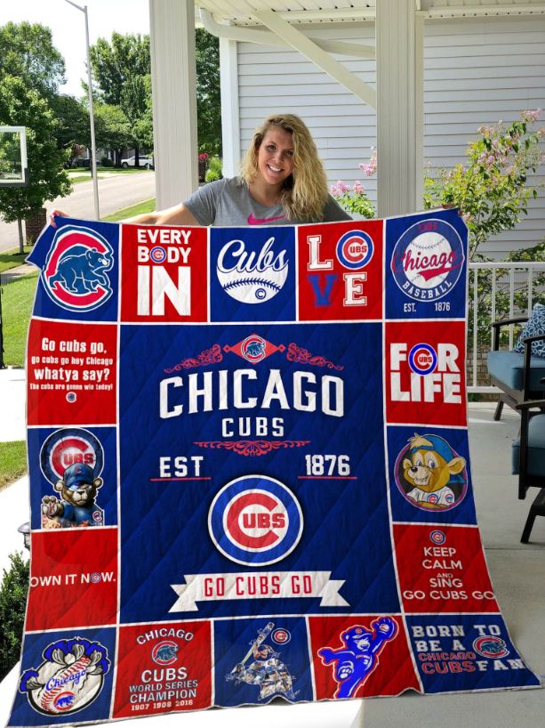 Chicago Cubs Collection Quilt Blanket - Perfect for MLB Fans