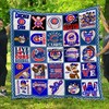 Chicago Cubs LC5 Quilt Blanket Bed Set Queen