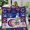 Chicago Cubs Love Grandpa Quilt Blanket - Perfect for Grandpa and Sports Fans