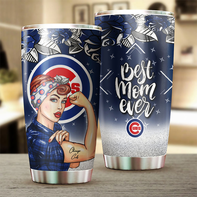 Chicago Cubs MLB Tumbler for Baseball Moms - Image 2