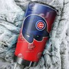 Chicago Cubs MLB Tumbler with Funny Dog Design and MLB Logo