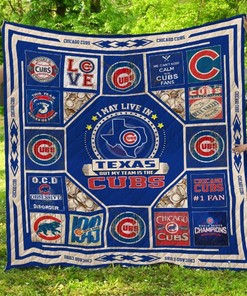 Chicago Cubs-Texas Quilt Bedding Set - Show Your Team Spirit Across the States